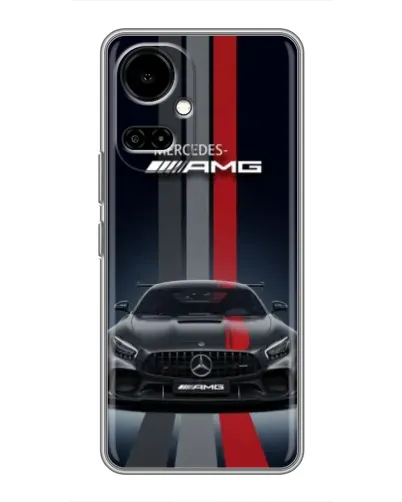 Чехол для TECNO Camon 19 (CI6n) / 19 Pro (CI8n) с картинкой «Mercedes — белый карбон» Чехол для TECNO Camon 19 (CI6n) / 19 Pro (CI8n) с картинкой «Mercedes — белый карбон»
