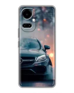 Чехол для TECNO Camon 19 (CI6n) / 19 Pro (CI8n) с картинкой «Mercedes — ночной город» Чехол для TECNO Camon 19 (CI6n) / 19 Pro (CI8n) с картинкой «Mercedes — ночной город»
