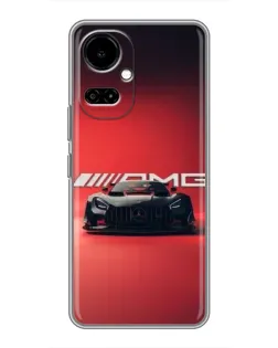 Чехол для TECNO Camon 19 (CI6n) / 19 Pro (CI8n) с картинкой «Mercedes AMG — красная линия»