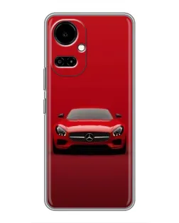 Чехол для TECNO Camon 19 (CI6n) / 19 Pro (CI8n) с картинкой «Красный Mercedes AMG»