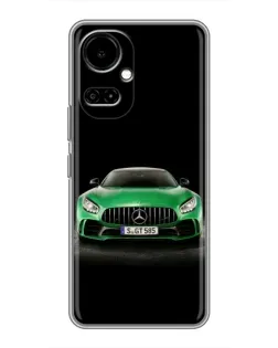 Чехол для TECNO Camon 19 (CI6n) / 19 Pro (CI8n) с картинкой «Mercedes — неоновый лого»