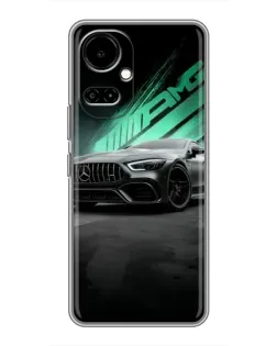 Чехол для TECNO Camon 19 (CI6n) / 19 Pro (CI8n) с картинкой «Темный Mercedes AMG»