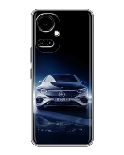 Чехол для TECNO Camon 19 (CI6n) / 19 Pro (CI8n) с картинкой «Ночной Mercedes EQ» Чехол для TECNO Camon 19 (CI6n) / 19 Pro (CI8n) с картинкой «Ночной Mercedes EQ»
