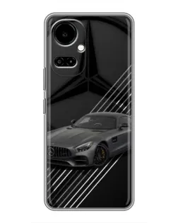 Чехол для TECNO Camon 19 (CI6n) / 19 Pro (CI8n) с картинкой «Mercedes AMG — графика»