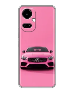 Чехол для TECNO Camon 19 (CI6n) / 19 Pro (CI8n) с картинкой «Розовый Mercedes AMG»