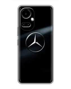 Чехол для TECNO Camon 19 (CI6n) / 19 Pro (CI8n) с картинкой «Mercedes на металле»