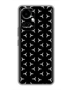 Чехол для TECNO Camon 19 (CI6n) / 19 Pro (CI8n) с картинкой «Mercedes паттерн звезд»