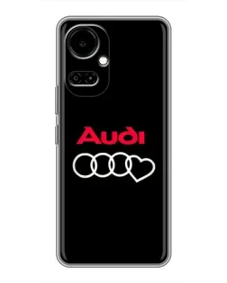 Чехол для TECNO Camon 19 (CI6n) / 19 Pro (CI8n) с картинкой «Логотип Audi Heart» Чехол для TECNO Camon 19 (CI6n) / 19 Pro (CI8n) с картинкой «Логотип Audi Heart»