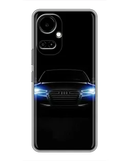 Чехол для TECNO Camon 19 (CI6n) / 19 Pro (CI8n) с картинкой «Audi в неоне»
