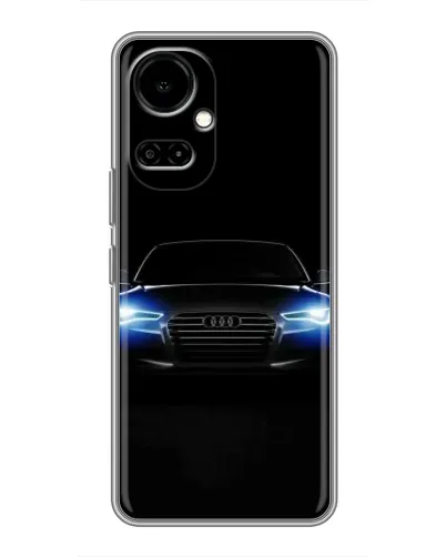 Чехол для TECNO Camon 19 (CI6n) / 19 Pro (CI8n) с картинкой «Audi в неоне»