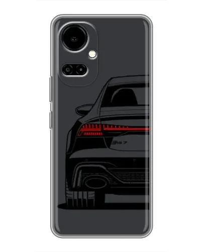 Чехол для TECNO Camon 19 (CI6n) / 19 Pro (CI8n) с картинкой «Задняя часть Audi — арт»