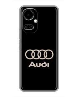 Чехол для TECNO Camon 19 (CI6n) / 19 Pro (CI8n) с картинкой «Audi — золотой логотип»