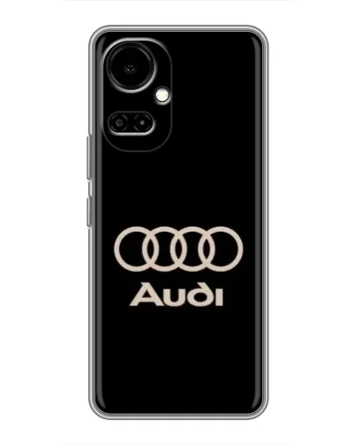 Чехол для TECNO Camon 19 (CI6n) / 19 Pro (CI8n) с картинкой «Audi — золотой логотип»