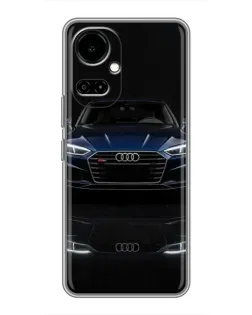 Чехол для TECNO Camon 19 (CI6n) / 19 Pro (CI8n) с картинкой «Audi — ночное отражение»