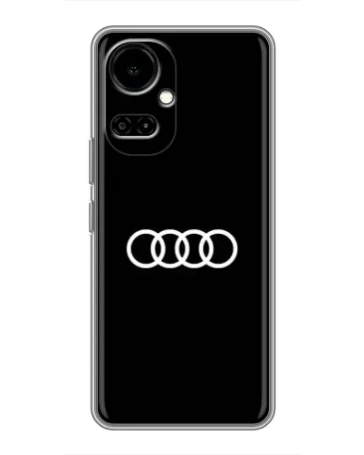 Чехол для TECNO Camon 19 (CI6n) / 19 Pro (CI8n) с картинкой «Audi White Logo»