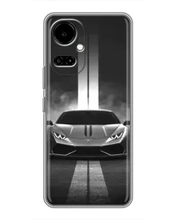 Чехол для TECNO Camon 19 (CI6n) / 19 Pro (CI8n) с картинкой «Lamborghini симметрия дорог» Чехол для TECNO Camon 19 (CI6n) / 19 Pro (CI8n) с картинкой «Lamborghini симметрия дорог»