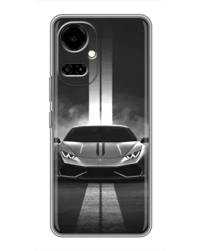 Чехол для TECNO Camon 19 (CI6n) / 19 Pro (CI8n) с картинкой «Lamborghini симметрия дорог» Чехол для TECNO Camon 19 (CI6n) / 19 Pro (CI8n) с картинкой «Lamborghini симметрия дорог»