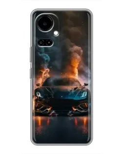 Чехол для TECNO Camon 19 (CI6n) / 19 Pro (CI8n) с картинкой «Lamborghini дымная эстетика» Чехол для TECNO Camon 19 (CI6n) / 19 Pro (CI8n) с картинкой «Lamborghini дымная эстетика»
