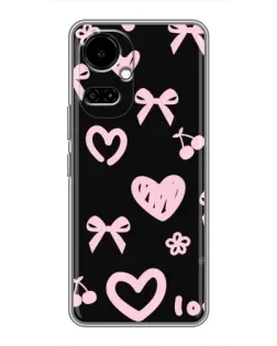 Чехол для TECNO Camon 19 (CI6n) / 19 Pro (CI8n) с картинкой «Сатиновый бант»