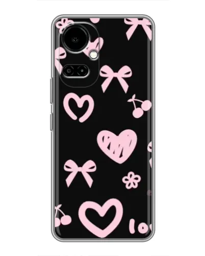 Чехол для TECNO Camon 19 (CI6n) / 19 Pro (CI8n) с картинкой «Сатиновый бант»