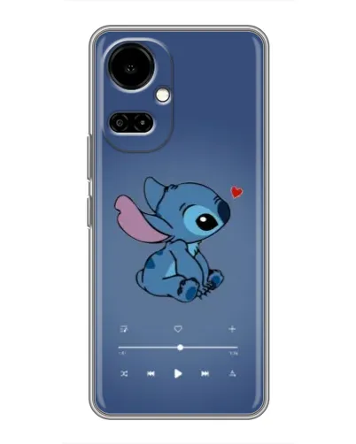Чехол для TECNO Camon 19 (CI6n) / 19 Pro (CI8n) с картинкой «Музыкальный Stitch» Чехол для TECNO Camon 19 (CI6n) / 19 Pro (CI8n) с картинкой «Музыкальный Stitch»