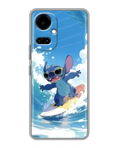 Чехол для TECNO Camon 19 (CI6n) / 19 Pro (CI8n) с картинкой «Стич на волне» Чехол для TECNO Camon 19 (CI6n) / 19 Pro (CI8n) с картинкой «Стич на волне»