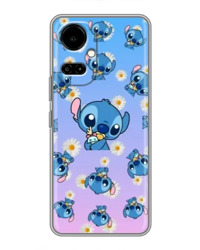 Чехол для TECNO Camon 19 (CI6n) / 19 Pro (CI8n) с картинкой «Паттерн со Стичем» Чехол для TECNO Camon 19 (CI6n) / 19 Pro (CI8n) с картинкой «Паттерн со Стичем»