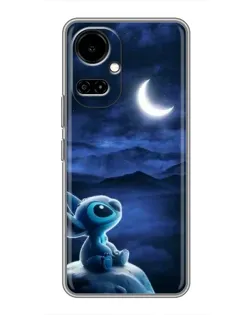 Чехол для TECNO Camon 19 (CI6n) / 19 Pro (CI8n) с картинкой «Лунная ночь Стича»