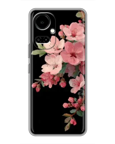 Чехол для TECNO Camon 19 (CI6n) / 19 Pro (CI8n) с картинкой «Розовая ветка сакуры»