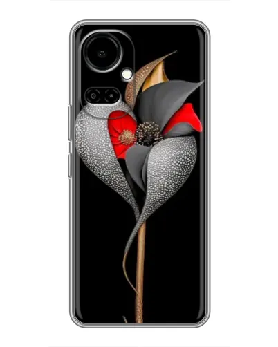 Чехол для TECNO Camon 19 (CI6n) / 19 Pro (CI8n) с картинкой «Серебряный фантазийный цветок» Чехол для TECNO Camon 19 (CI6n) / 19 Pro (CI8n) с картинкой «Серебряный фантазийный цветок»
