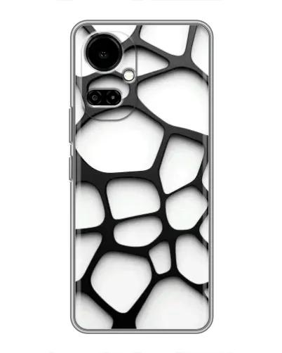 Чехол для TECNO Camon 19 (CI6n) / 19 Pro (CI8n) с картинкой «Белая объемная сетка» Чехол для TECNO Camon 19 (CI6n) / 19 Pro (CI8n) с картинкой «Белая объемная сетка»