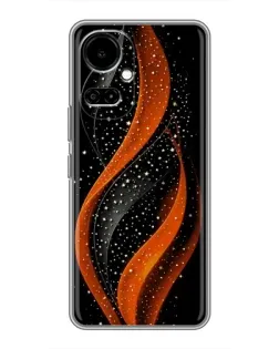 Чехол для TECNO Camon 19 (CI6n) / 19 Pro (CI8n) с картинкой «Огненная звездная волна»