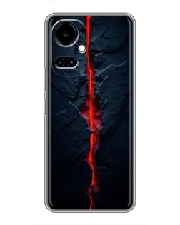 Чехол для TECNO Camon 19 (CI6n) / 19 Pro (CI8n) с картинкой «Kрасная лавовая трещина» Чехол для TECNO Camon 19 (CI6n) / 19 Pro (CI8n) с картинкой «Kрасная лавовая трещина»