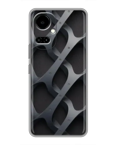 Чехол для TECNO Camon 19 (CI6n) / 19 Pro (CI8n) с картинкой «Объемное серое плетение» Чехол для TECNO Camon 19 (CI6n) / 19 Pro (CI8n) с картинкой «Объемное серое плетение»