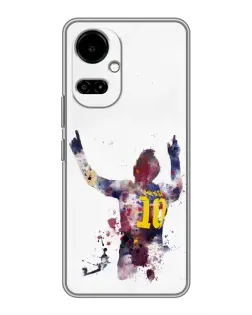 Чехол для TECNO Camon 19 (CI6n) / 19 Pro (CI8n) с картинкой «Акварельный Месси Барселона» Чехол для TECNO Camon 19 (CI6n) / 19 Pro (CI8n) с картинкой «Акварельный Месси Барселона»