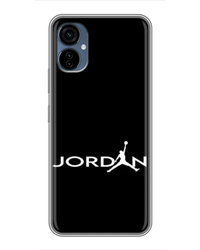 Чехол для TECNO Camon 19 Neo с картинкой «Jordan White Logo» Чехол для TECNO Camon 19 Neo с картинкой «Jordan White Logo»