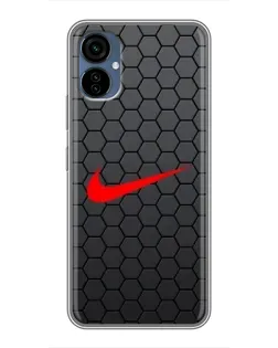 Чехол для TECNO Camon 19 Neo с картинкой «Nike — карбоновая сетка» Чехол для TECNO Camon 19 Neo с картинкой «Nike — карбоновая сетка»
