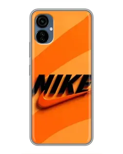 Чехол для TECNO Camon 19 Neo с картинкой «Оранжевый драйв Nike» Чехол для TECNO Camon 19 Neo с картинкой «Оранжевый драйв Nike»