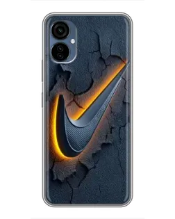 Чехол для TECNO Camon 19 Neo с картинкой «Объемный логотип Найк» Чехол для TECNO Camon 19 Neo с картинкой «Объемный логотип Найк»