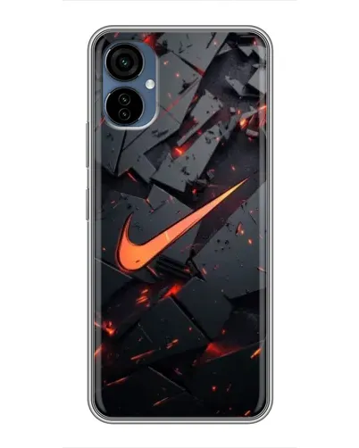 Чехол для TECNO Camon 19 Neo с картинкой «Nike — эффект разломов» Чехол для TECNO Camon 19 Neo с картинкой «Nike — эффект разломов»