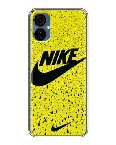 Чехол для TECNO Camon 19 Neo с картинкой «Желтый текстурный Nike» Чехол для TECNO Camon 19 Neo с картинкой «Желтый текстурный Nike»