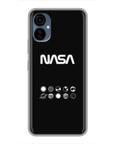 Чехол для TECNO Camon 19 Neo с картинкой «NASA — технический принт» Чехол для TECNO Camon 19 Neo с картинкой «NASA — технический принт»