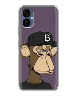 Чехол для TECNO Camon 19 Neo с картинкой «Bored Ape в кепке» Чехол для TECNO Camon 19 Neo с картинкой «Bored Ape в кепке»