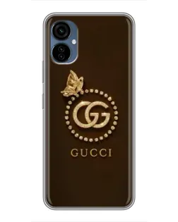 Чехол для TECNO Camon 19 Neo с картинкой «Gucci — золотая бабочка» Чехол для TECNO Camon 19 Neo с картинкой «Gucci — золотая бабочка»