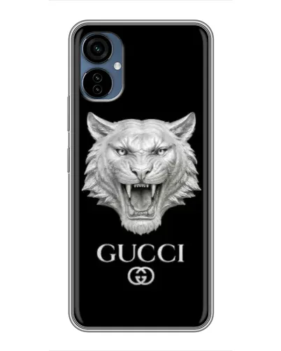 Чехол для TECNO Camon 19 Neo с картинкой «Gucci — серебряный лев» Чехол для TECNO Camon 19 Neo с картинкой «Gucci — серебряный лев»