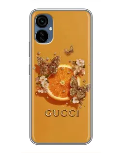 Чехол для TECNO Camon 19 Neo с картинкой «Gucci — золотые бабочки» Чехол для TECNO Camon 19 Neo с картинкой «Gucci — золотые бабочки»