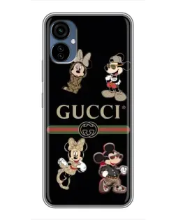 Чехол для TECNO Camon 19 Neo с картинкой «Gucci — герои Disney и монограмма» Чехол для TECNO Camon 19 Neo с картинкой «Gucci — герои Disney и монограмма»