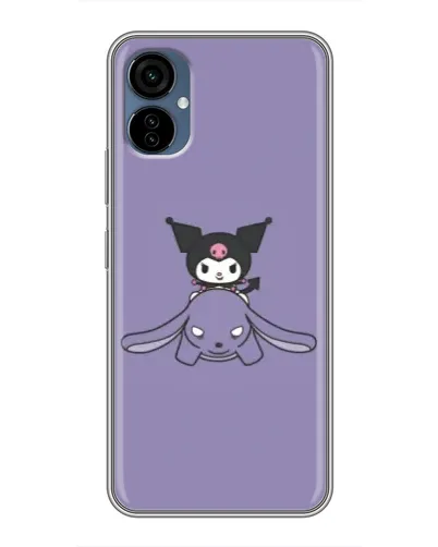Чехол для TECNO Camon 19 Neo с картинкой «Kuromi на лиловом фоне» Чехол для TECNO Camon 19 Neo с картинкой «Kuromi на лиловом фоне»