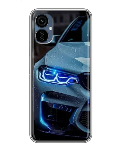 Чохол для TECNO Camon 19 Neo з картинкою «Погляд BMW з синіми фарами» Чохол для TECNO Camon 19 Neo з картинкою «Погляд BMW з синіми фарами»