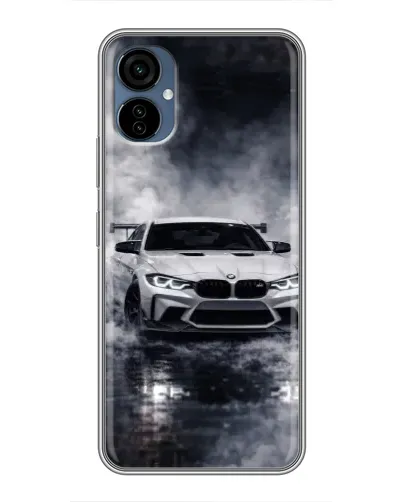 Чохол для TECNO Camon 19 Neo з картинкою «BMW крізь туман» Чохол для TECNO Camon 19 Neo з картинкою «BMW крізь туман»